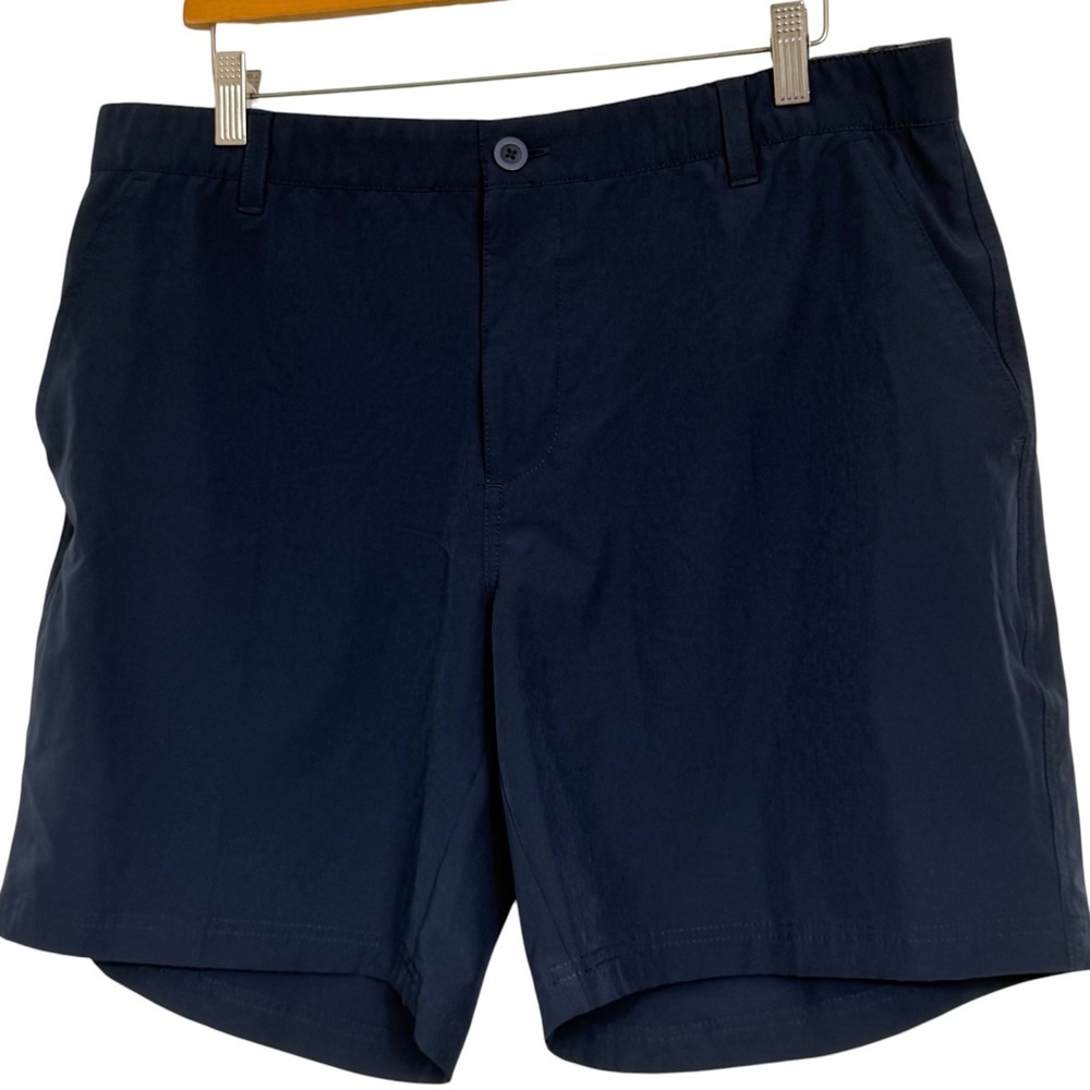 Swannies Golf Performance Shorts Navy Blue Mens Size 38 Stretch Lightweight